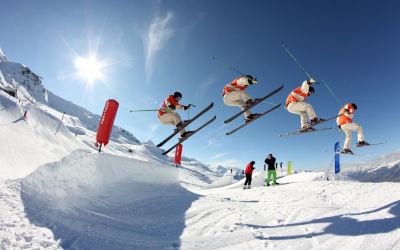 Schans skiër